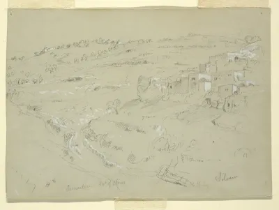 Mount of Olives, Bethany, Siloam, and Jerusalem, Palestine