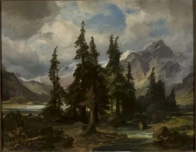 Mountain landscape from Norway