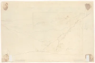Mountain Landscape [verso]