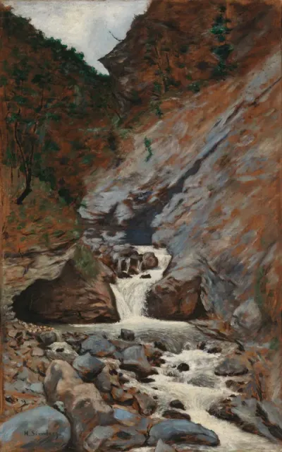 Mountain Stream in Caucasia