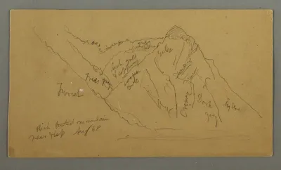 Mountains from the Valais, Pennine Alps, August
