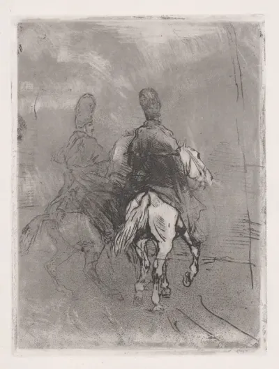 Mounted Cossacks