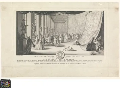 Mounting a Tapestry with a Scene from a Battle of Alexander the Great