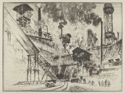 Mouth of the Mine, Ruhrort near Oberhausen