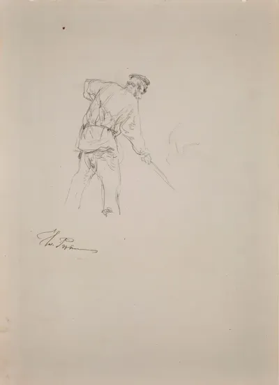 Mower, study from Vitebsk