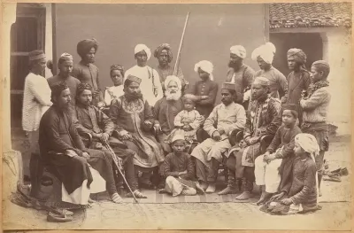 Mowhri Rahman Alli Khan family, Rewa (recto, bottom)