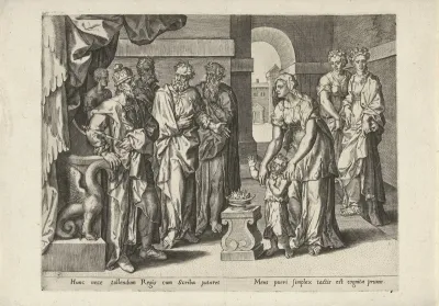 Mozes' beproeving bij de farao