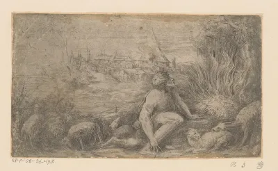 Mozes bij de brandende braamstruik