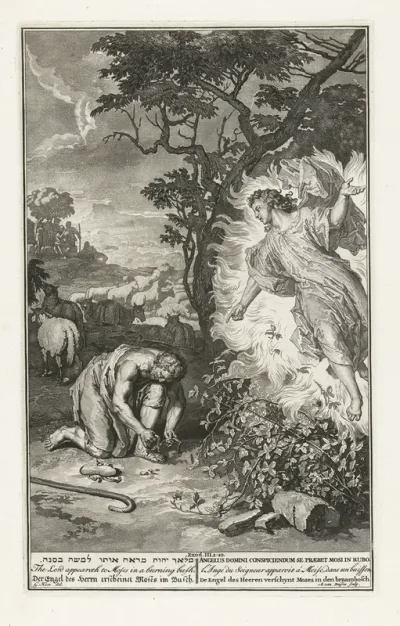 Mozes en de brandende braamstruik