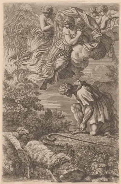 Mozes en de brandende braamstruik