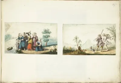 Mozes en Tobias en de engel
