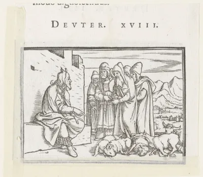 Mozes onderwijst de priesters