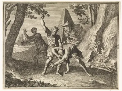 Mozes verslaat de Egyptenaar