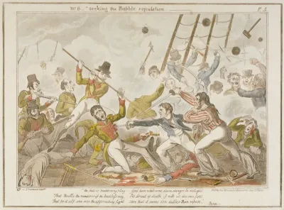 Mr. B   Seeking the Bubble Reputation, from The Progress of a Midshipman