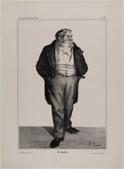 Mr. Baill.., plate 312 from Célébrités de la Caricature