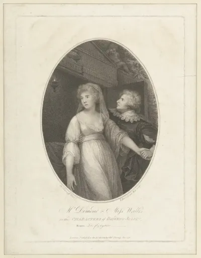 Mr. Dimond and Miss Wallis in the Characters of Romeo and Juliet