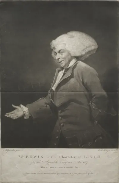 Mr. Edwin in the Character of Lingo