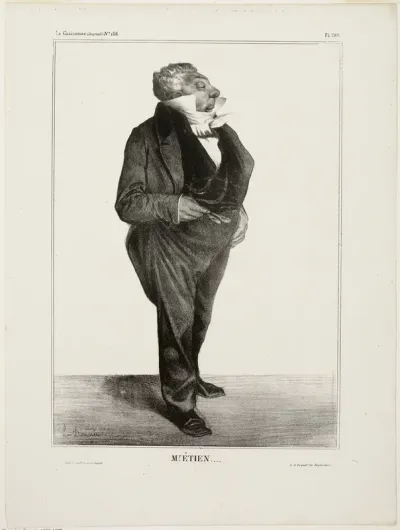 Mr. Étien...., plate 283 from Célébrités de la Caricature
