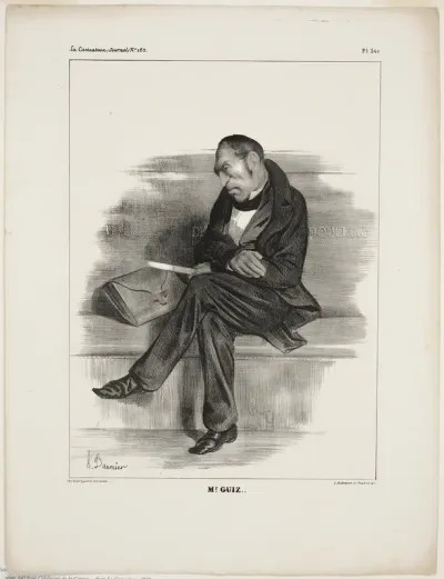Mr. Guiz.., plate 340 from Célébrités de la Caricature