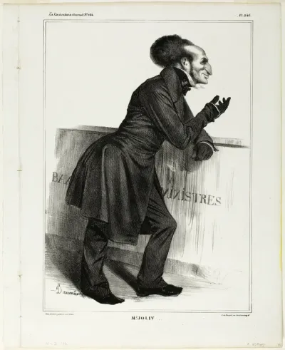 Mr. Joliv...., plate 346 from Célébrités de la Caricature