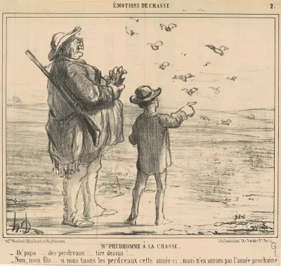 Mr 'Prudhomme a la chasse