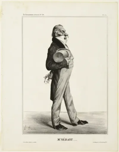 Mr. Sébast ...., plate 281 from Célébrités de la Caricature