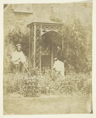 Mrs. Craik in Outdoor Garden