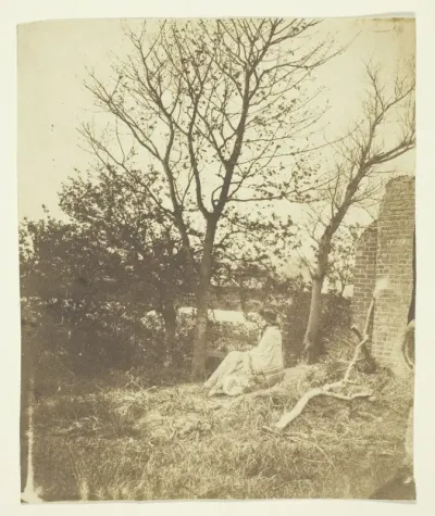 Mrs. Craik Seated Outdoors