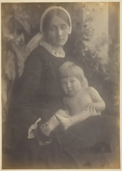 Mrs. Herbert Duckworth with Gerald Duckworth