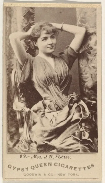 Mrs. J.B. Potter, from the Actors and Actresses series (N171) for Gypsy Queen Cigarettes