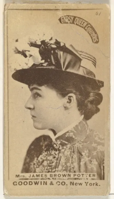 Mrs. James Brown Potter, from the Actors and Actresses series (N171) for Gypsy Queen Cigarettes