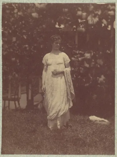 Mrs. Louis Kentin in Empire Dress