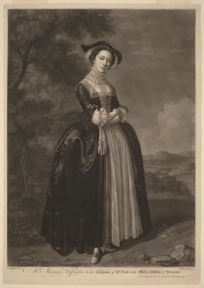 Mrs. Margaret Woffington in the Character of Mrs. Ford in the Merry Wives of Windsor
