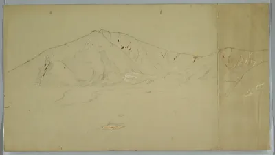 Mt. Katahdin from Southeast; Verso: Mt. Katahdin