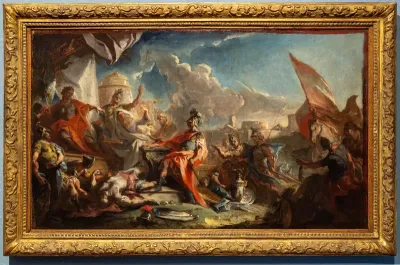 Mucius Scaevola before Lars Porsenna