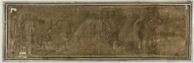 Mucius Scaevola Crossing the Tiber, Intending to Assassinate Porsenna but Killing his Treasurer by Mistake