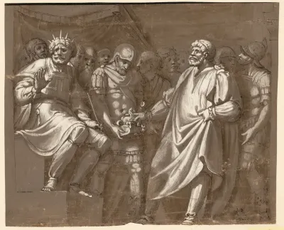 Mucius Scaevola for Porsenna
