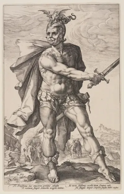 Mucius Scaevola, from The Roman Heroes