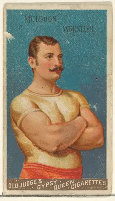Muldoon, Wrestler, from the Goodwin Champion series for Old Judge and Gypsy Queen Cigarettes