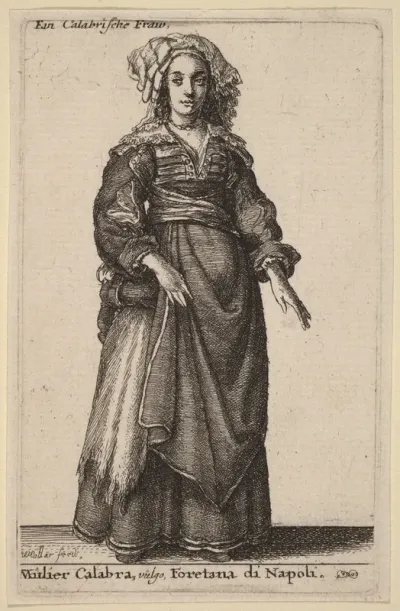 Mulier Calabra, Vulgo, Foretana di Napoli
