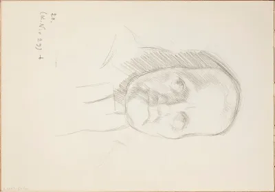 Mummon pää. Todennäköisesti n. 1925-28