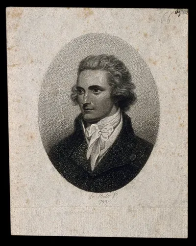 Mungo Park. Stipple engraving by F. Bolt, 1799, after H. Edridge