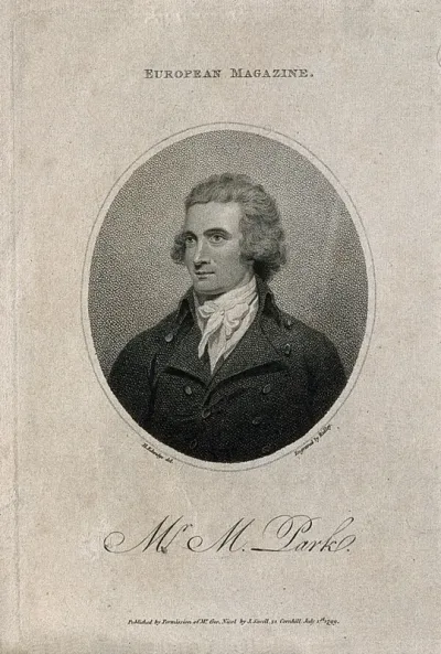 Mungo Park. Stipple engraving by L. Rados after H. Edridge