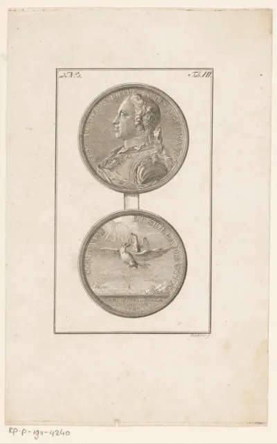 Munt met het portret van Simon August van Lippe