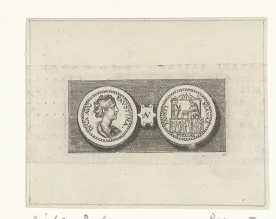 Munt met keizerin Faustina