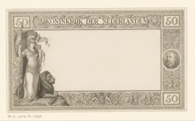 Muntbiljet van 50 gulden