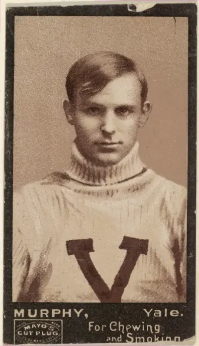 Murphy, Yale University, from the College Football Stars series (N302) for Mayo's Cut Plug Tobacco