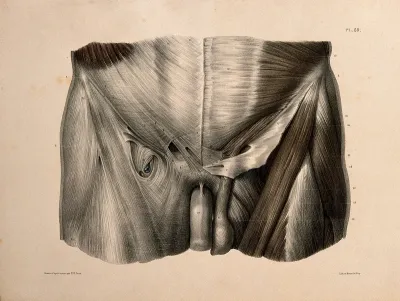 Muscles of the abdomen and thigh