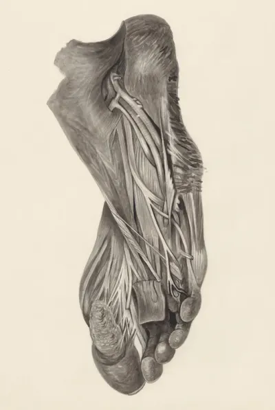 Muscular tissue of the foot