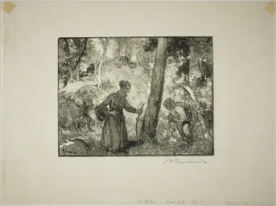 Mushroom Hunters at the Rocher Bernard